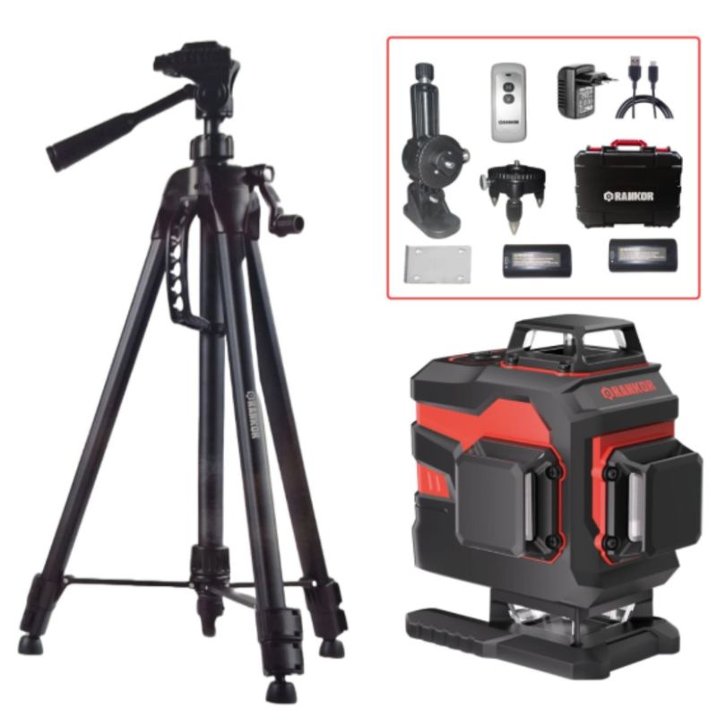 RANKOR - Nivel Laser 16 Líneas + Trípode Rankor