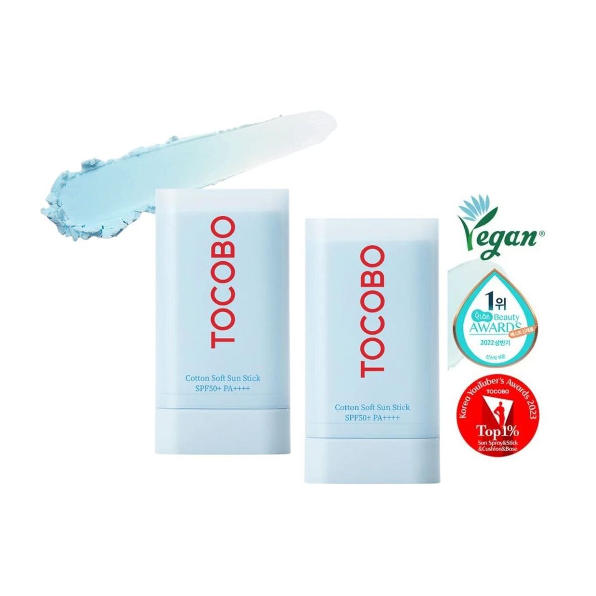 TOCOBO - Protector Solar en Barra Cotton Soft SPF50+ PA++++ TOCOBO X2Unids