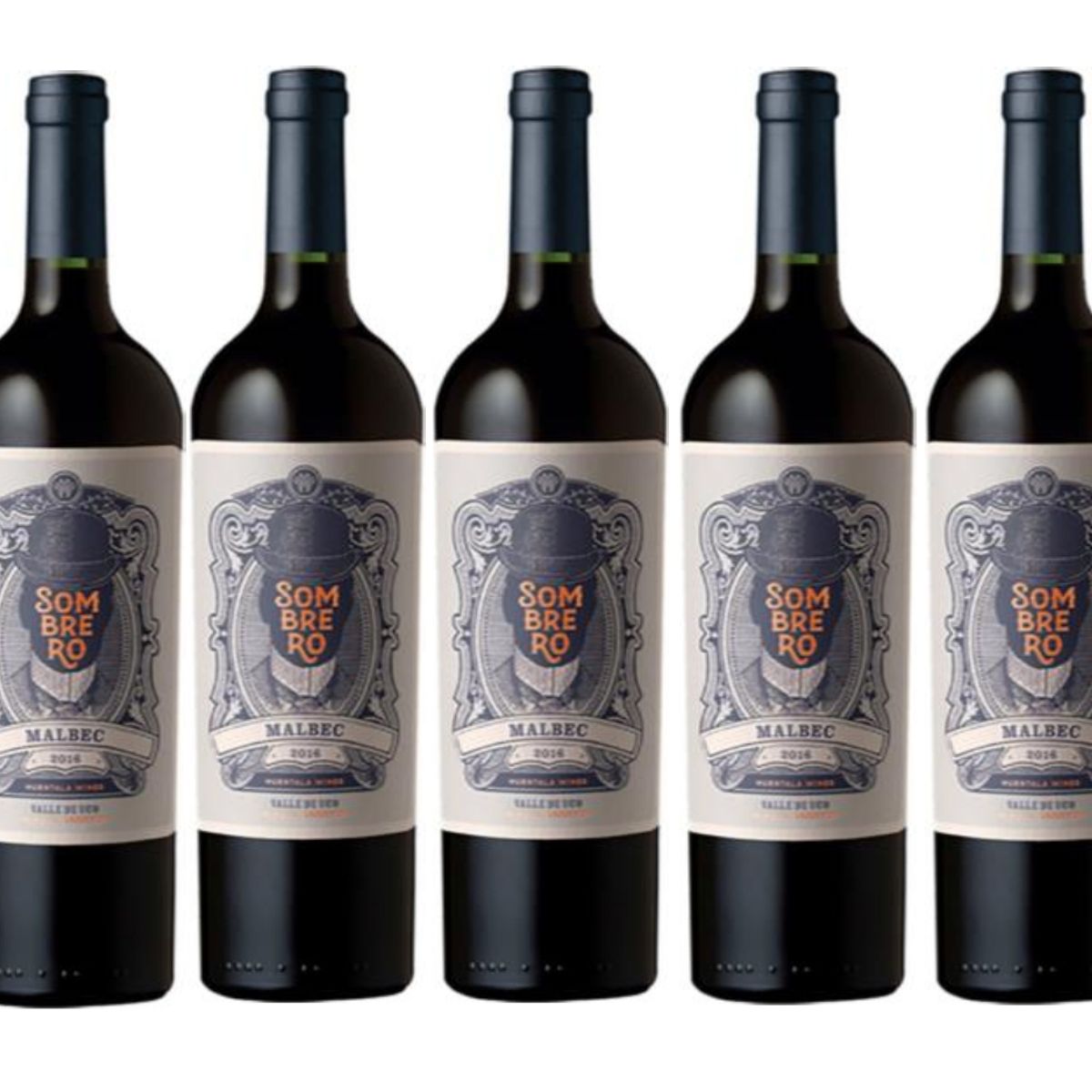 GENERICO - Vino Sombrero Malbec 750ml - 6 UND