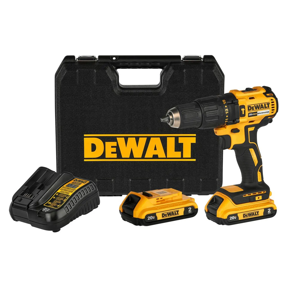 DEWALT - Taladro Percutor 1/2" 20V XR Inc 2 Bat y Carg Dewalt DCD7781D2