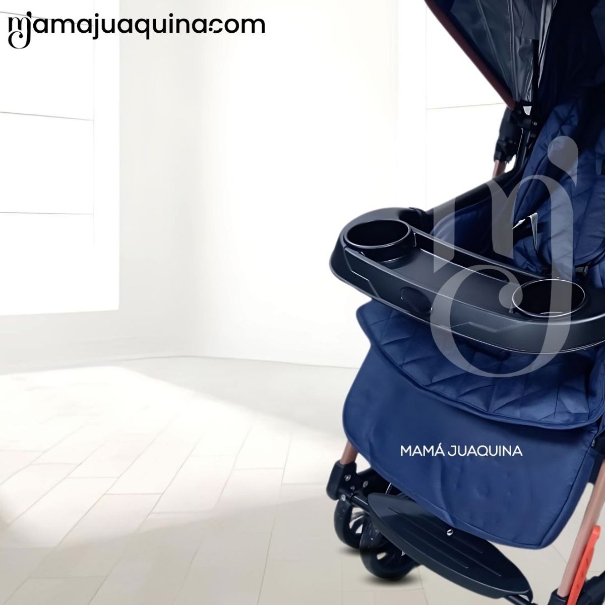 EBABY - Coche Mecedora de Lujo «SEULGI» Blue