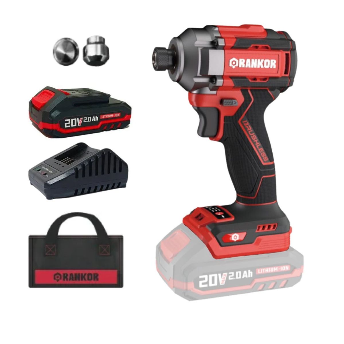 RANKOR - Atornillador de impacto 14 Brushless Rankor