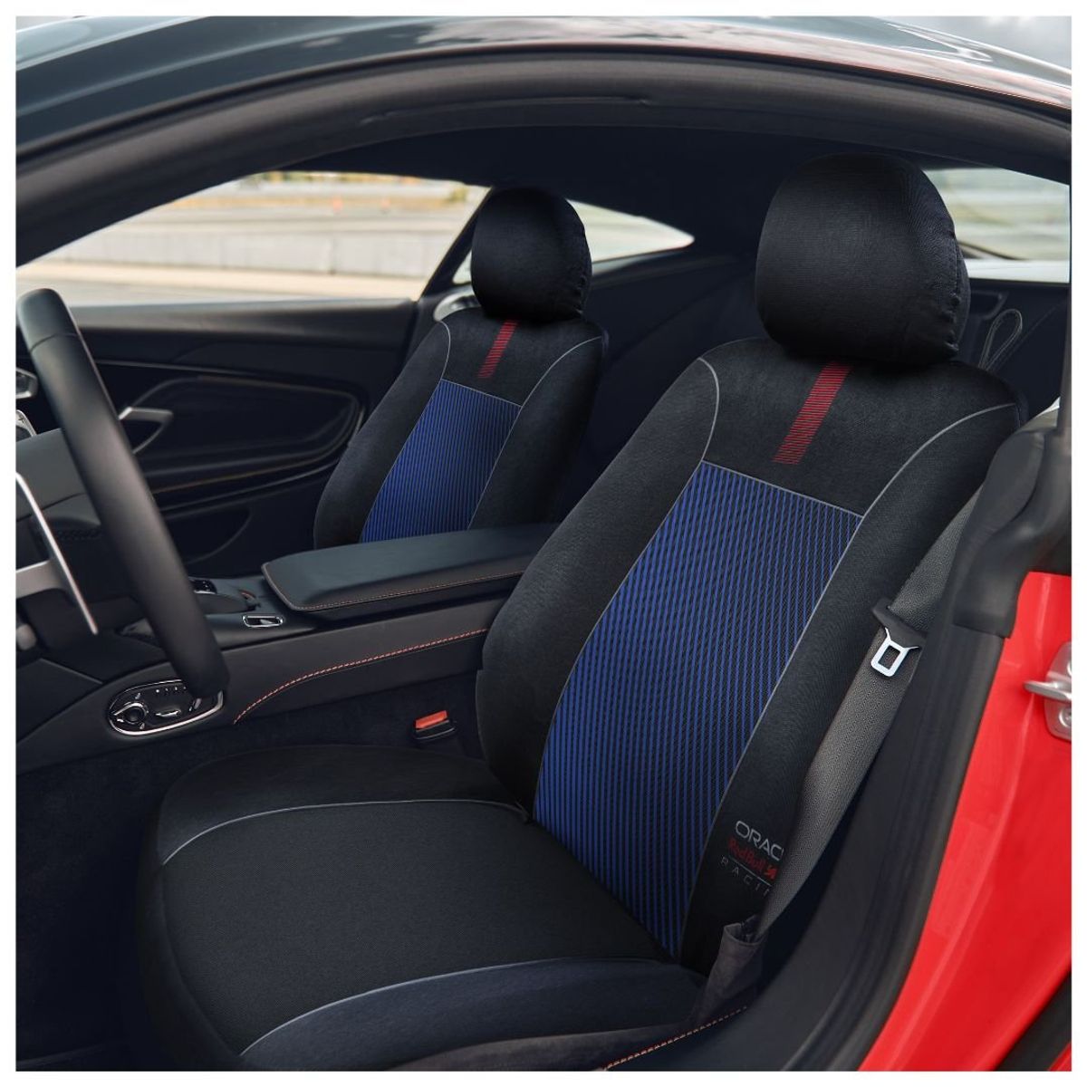 RED BULL - Set Fundas De Asientos Universal Red Bull Racing 10 Pzas