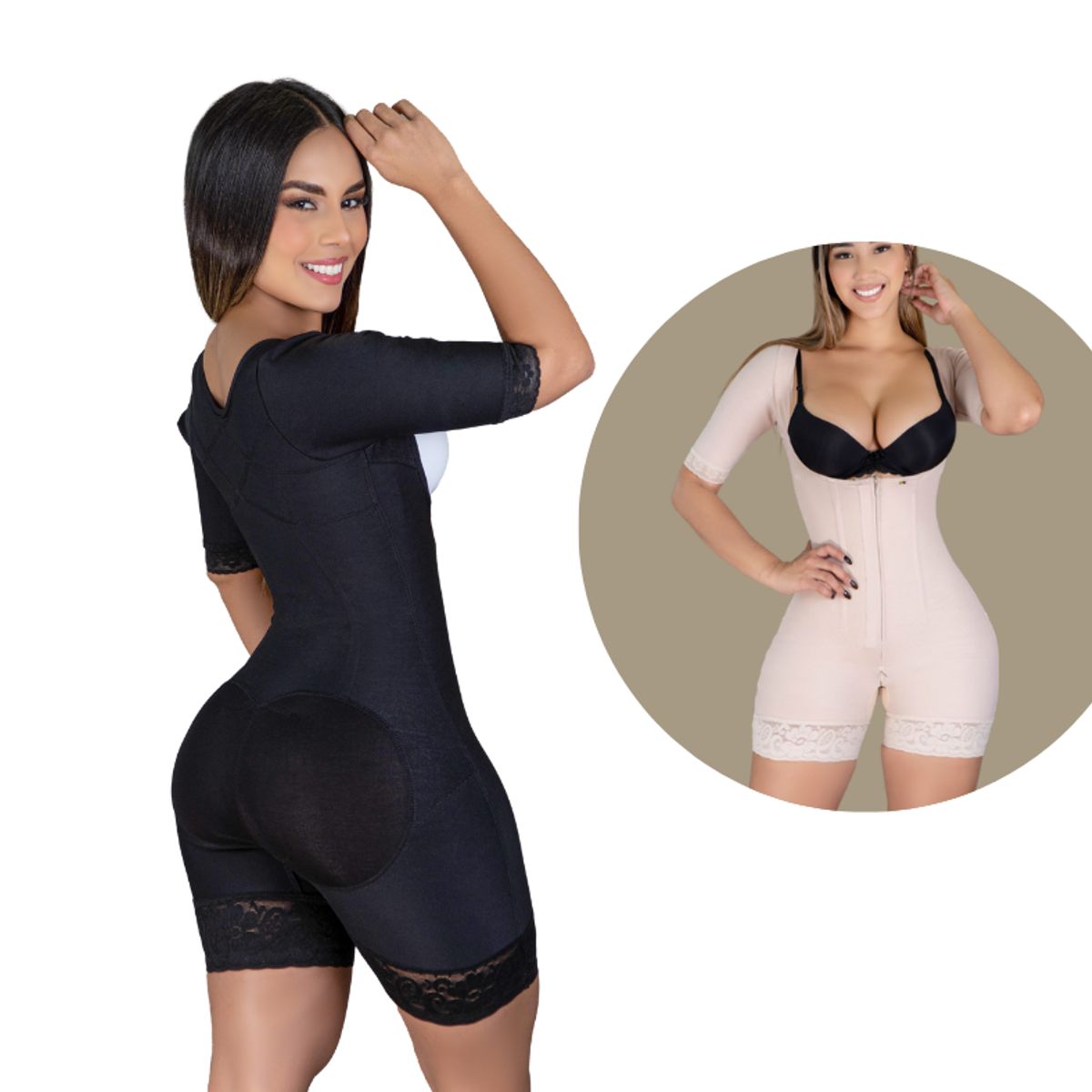 GENERICO - FAJA ENTERIZA CON MANGAS POWERNET IMPORTADO