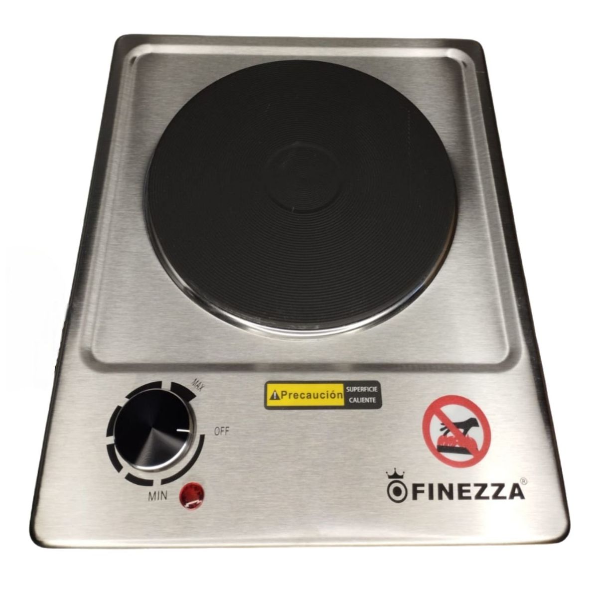 FINEZZA - Cocina eléctrica Finezza 01 hornilla Acero inox