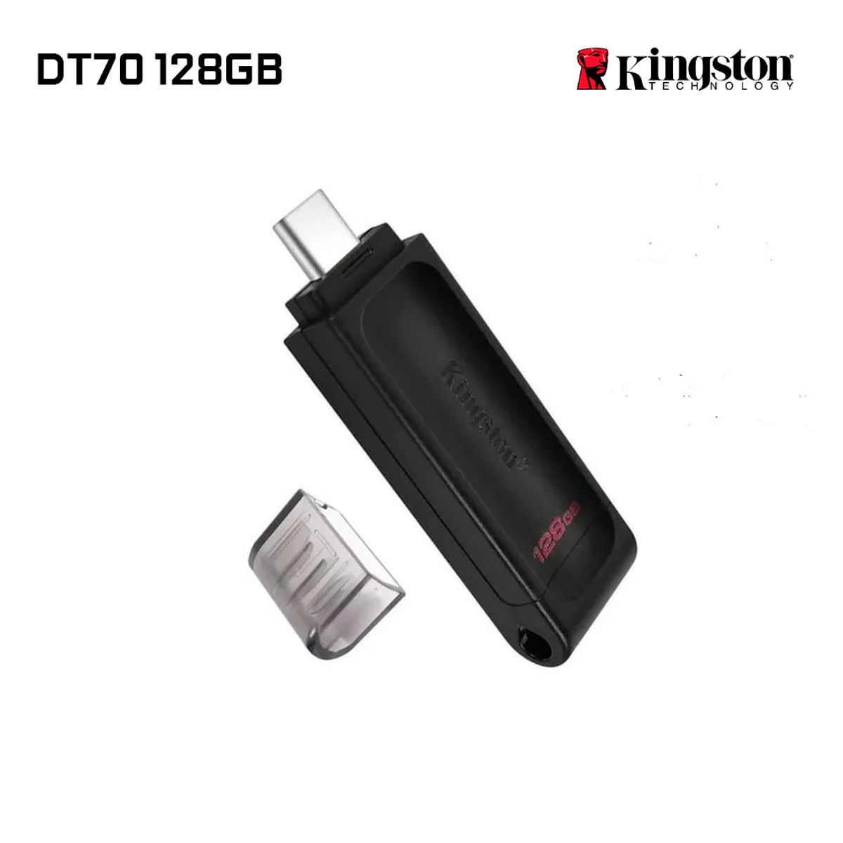 KINGSTON - Memoria USB-C 3.2 128GB Kingston DataTraveler 70(DT70/128GB)