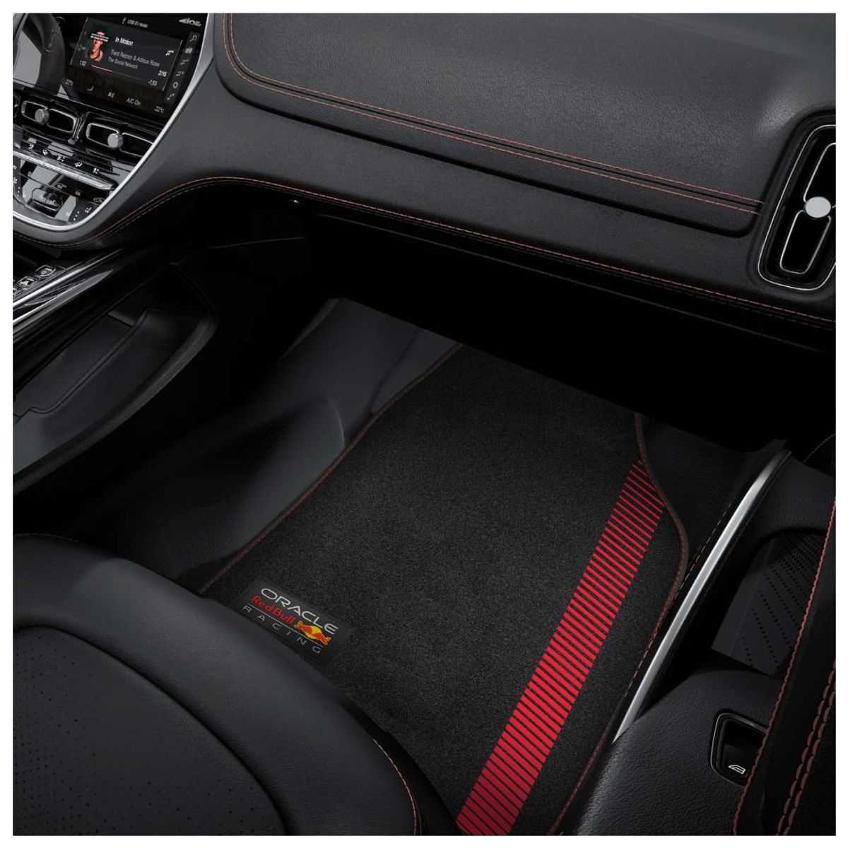 RED BULL - Piso Alfombra Red Bull Racing Auto Camioneta Original 4 Pza