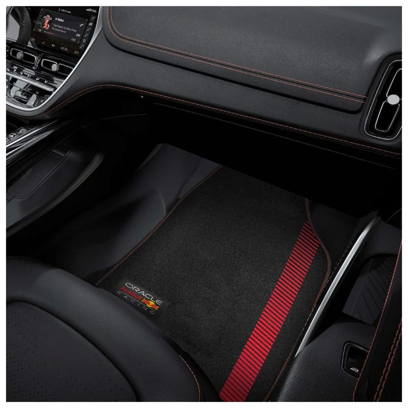 GENERICO - Piso Alfombra Red Bull Racing Auto Camioneta Original 4 Pza