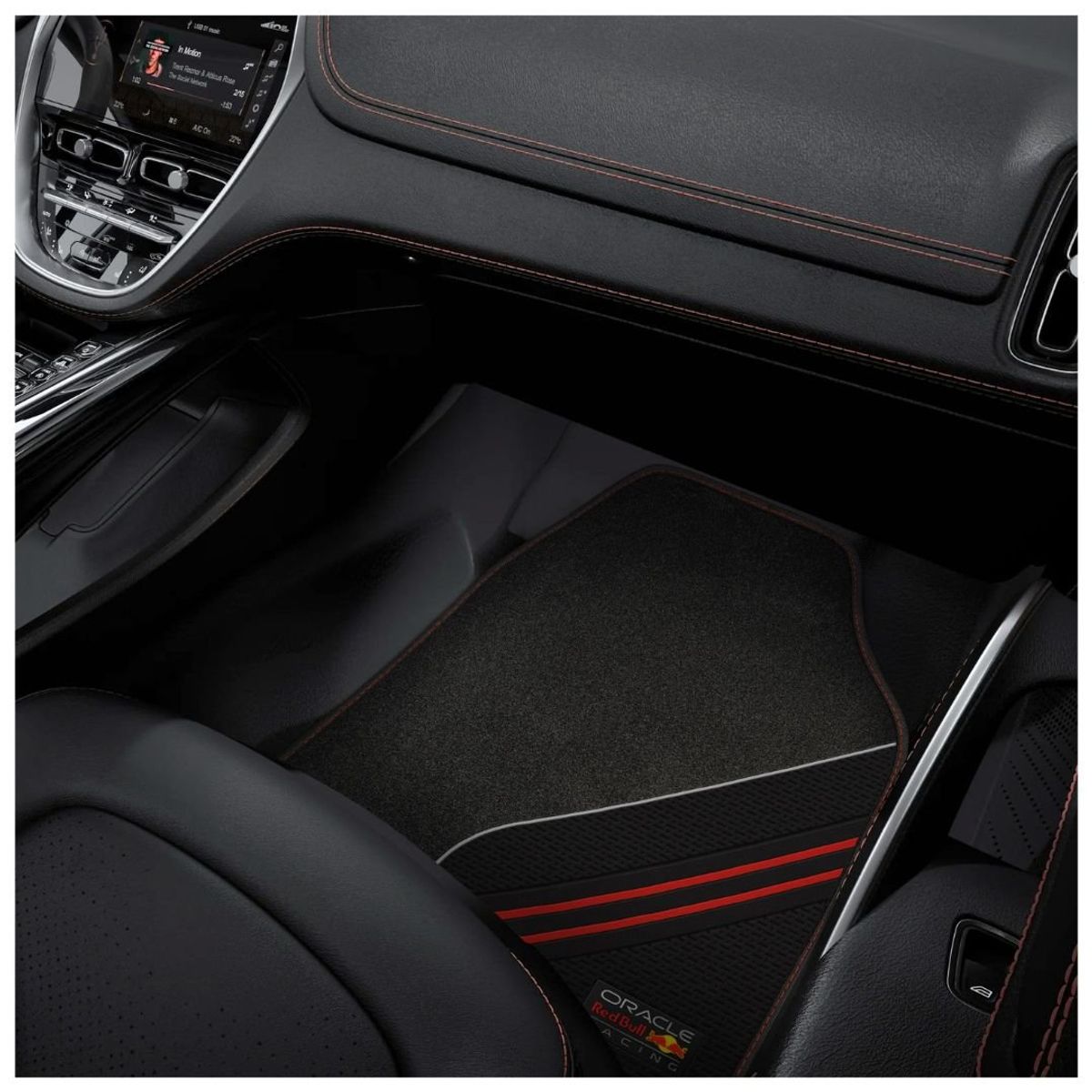 RED BULL - Piso Alfombra Red Bull Racing Auto Camioneta Original 4 Pza