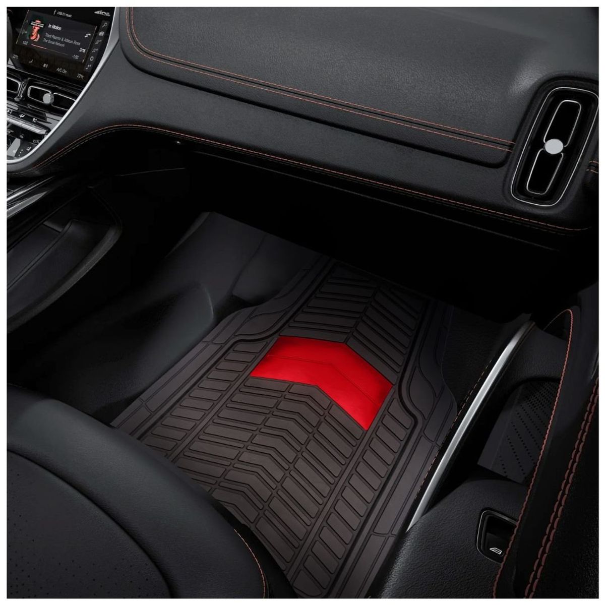 RED BULL - Piso Alfombra Red Bull Racing Auto Camioneta Original 3 Pza