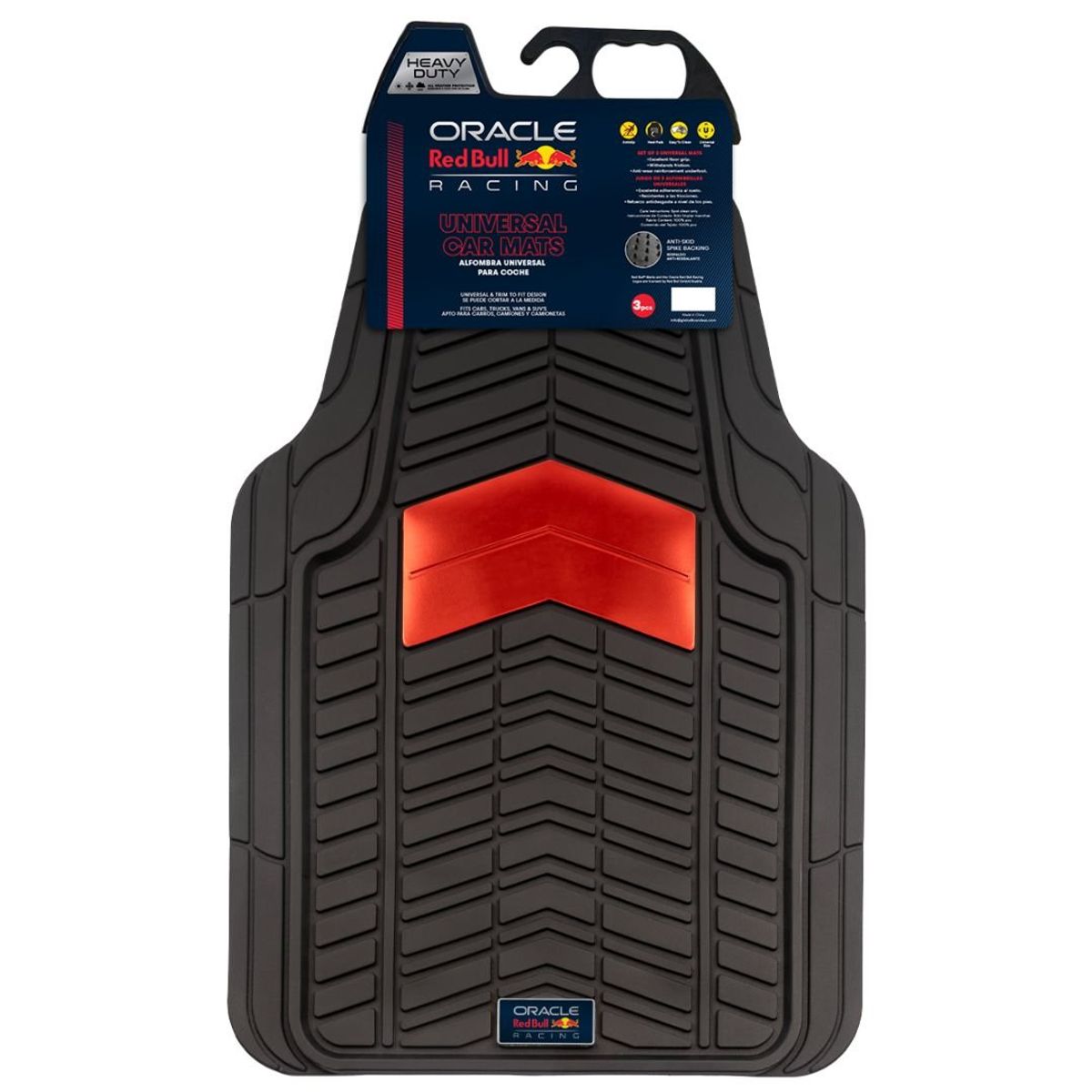 RED BULL - Piso Alfombra Red Bull Racing Auto Camioneta Original 3 Pza