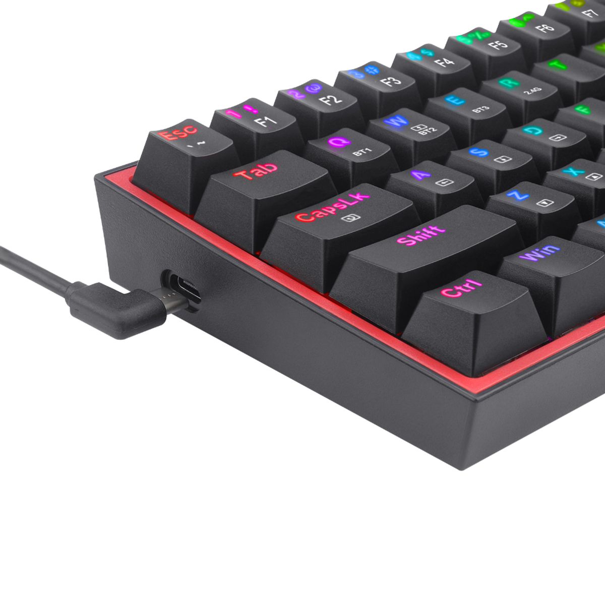 REDRAGON - Teclado Redragon Fizz Pro Inalámbrico Negro