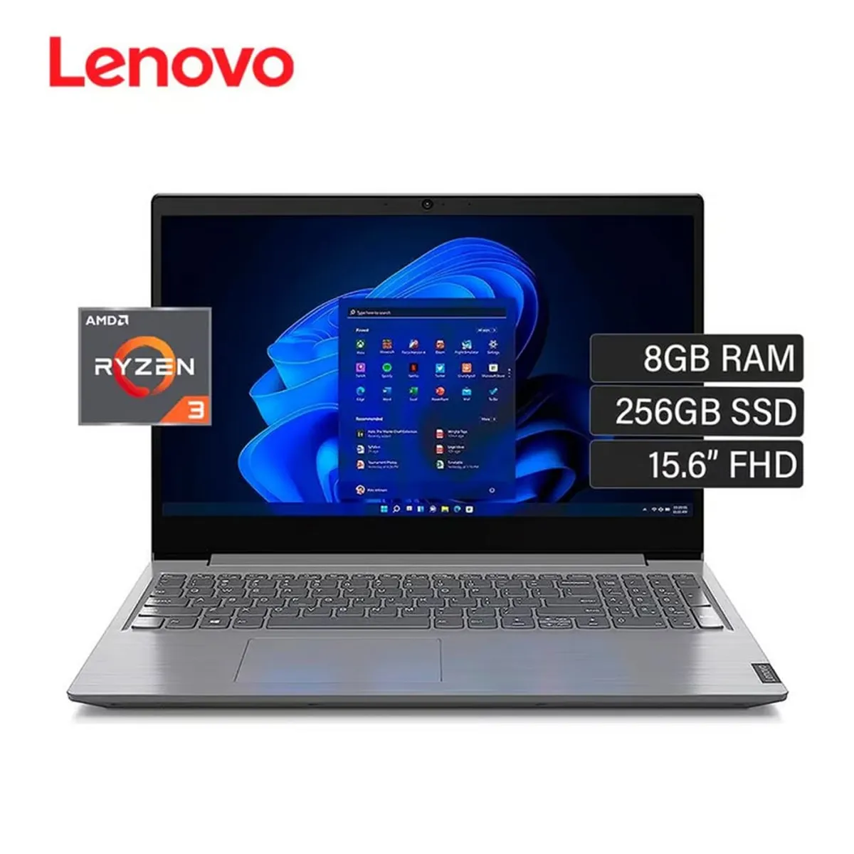 LENOVO - Laptop Lenovo V15 G4 AMN Ryzen 3 7320U G4 RAM 8GB Disco 256GB SSD 15.6″ FHD Windows 11