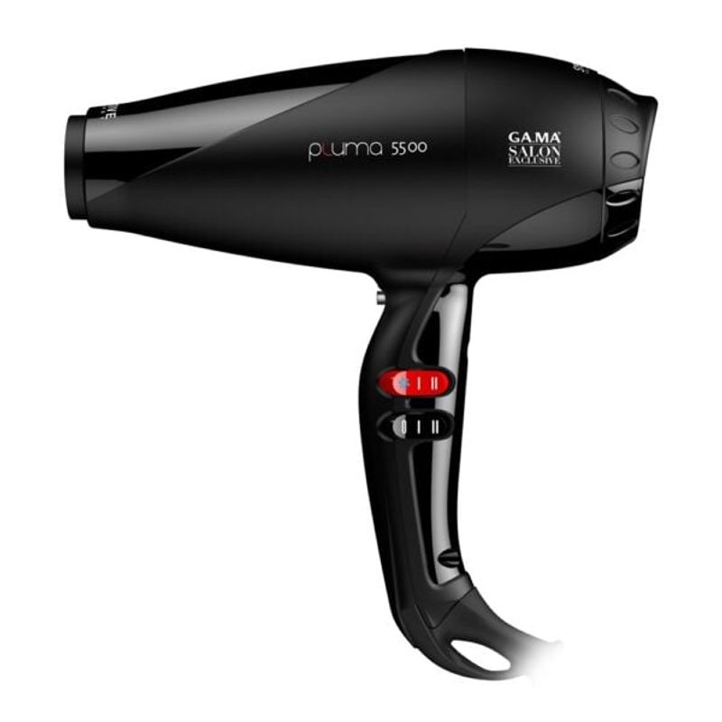 GAMA - Secador Gama Profesional Pluma 5500 BECHD0000001656 Negro 2400 Watts