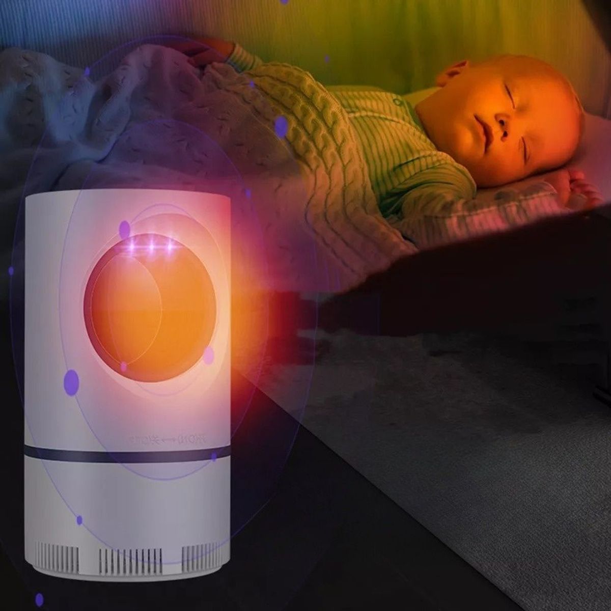 GENERICO - LÁMPARA MATA ZANCUDOS MOSQUITOS SIN QUÍMICOS NI OLORES EXTRA GRANDE