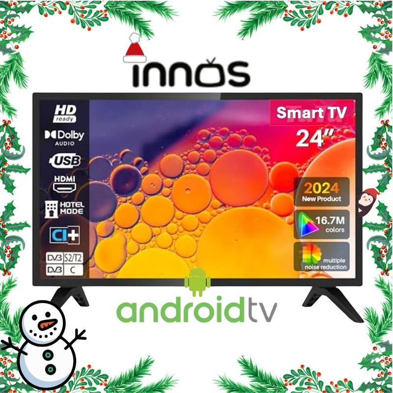 GENERICO - TELEVISOR INNOS LED 24 SMART TV CON ANDROID TV S2401KU