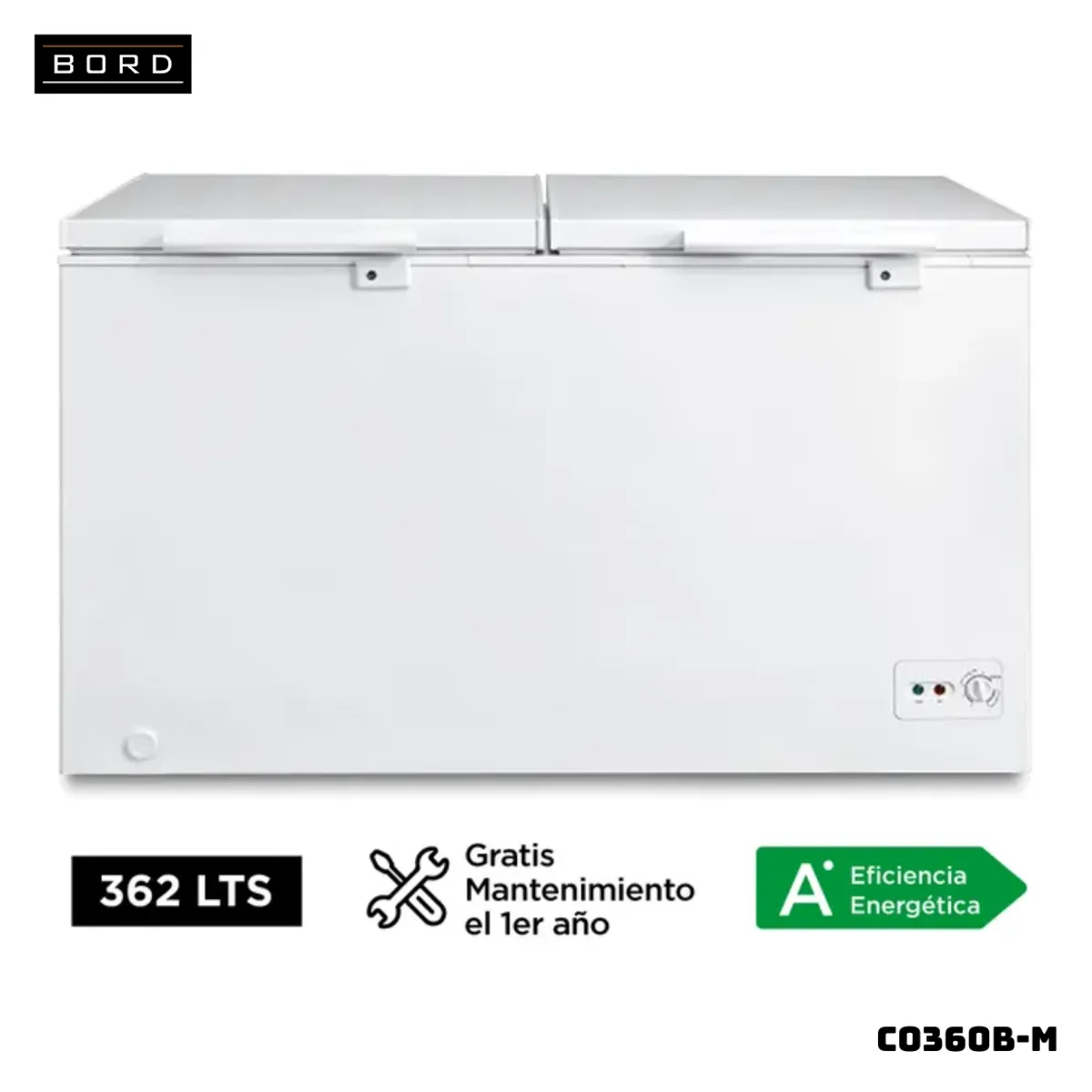 BORD - CONGELADORA BORD 362 L BLANCO - CO360B-M