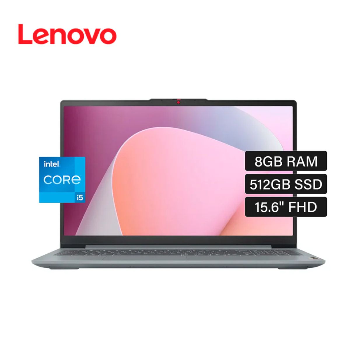LENOVO - Laptop LENOVO Ideapad SLIM 3 15IRU8 Intel Core i5 1335U RAM 16GB Disco 512GB SSD 15.6" FHD FreeDos