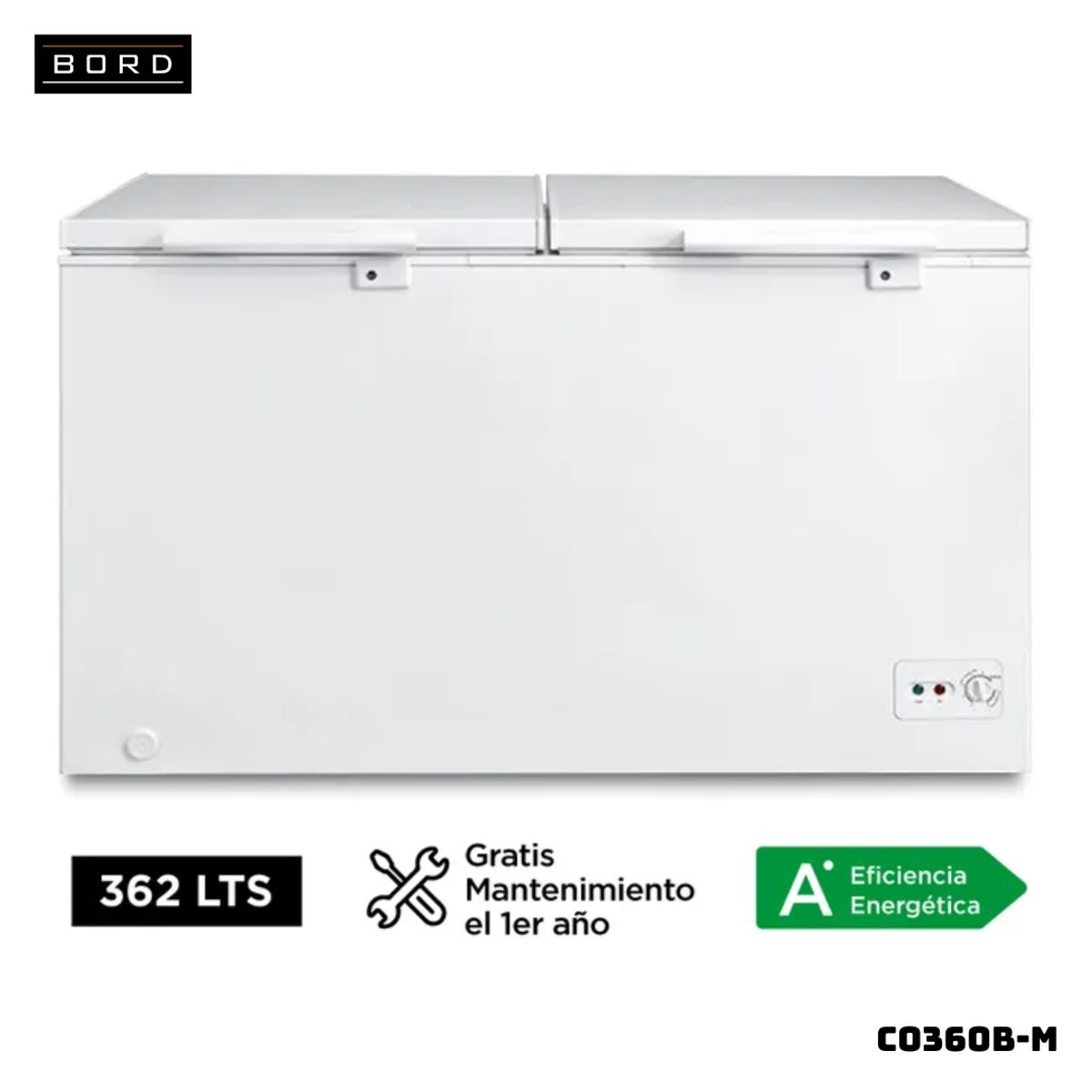 BORD - CONGELADOR BORD 362 L BLANCO - CO360B-M