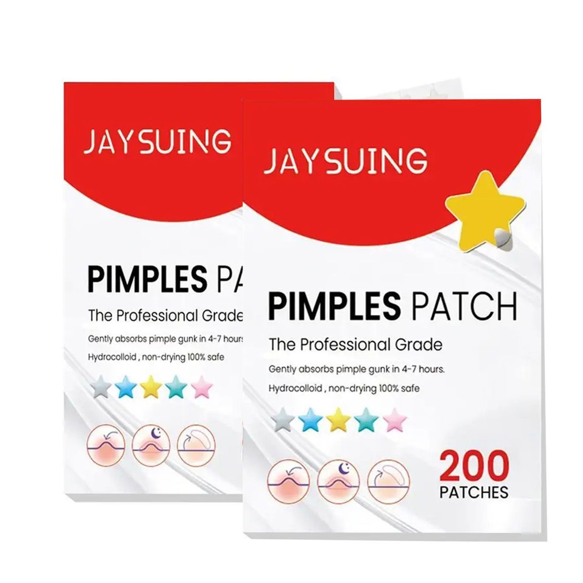 GENERICO - PIMPLE PATCH removedor de  acné  400 estrellitas