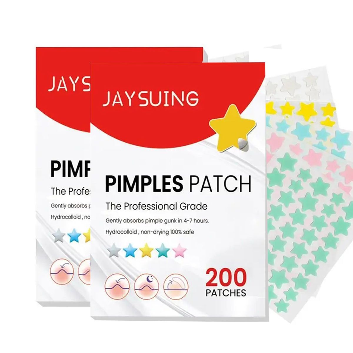 GENERICO - PIMPLE PATCH elimina acné  y barros 400 estrellitas