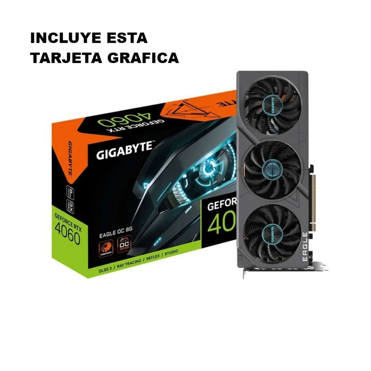 AMD - Computadora PC RYZEN 7 5700X RAM 32GB SSD 1TB GRAFICA MSI RTX 4060 8GB