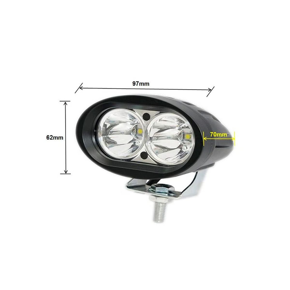 GENERICO - Faro Led Wali 6d Potente Ojo De Angel