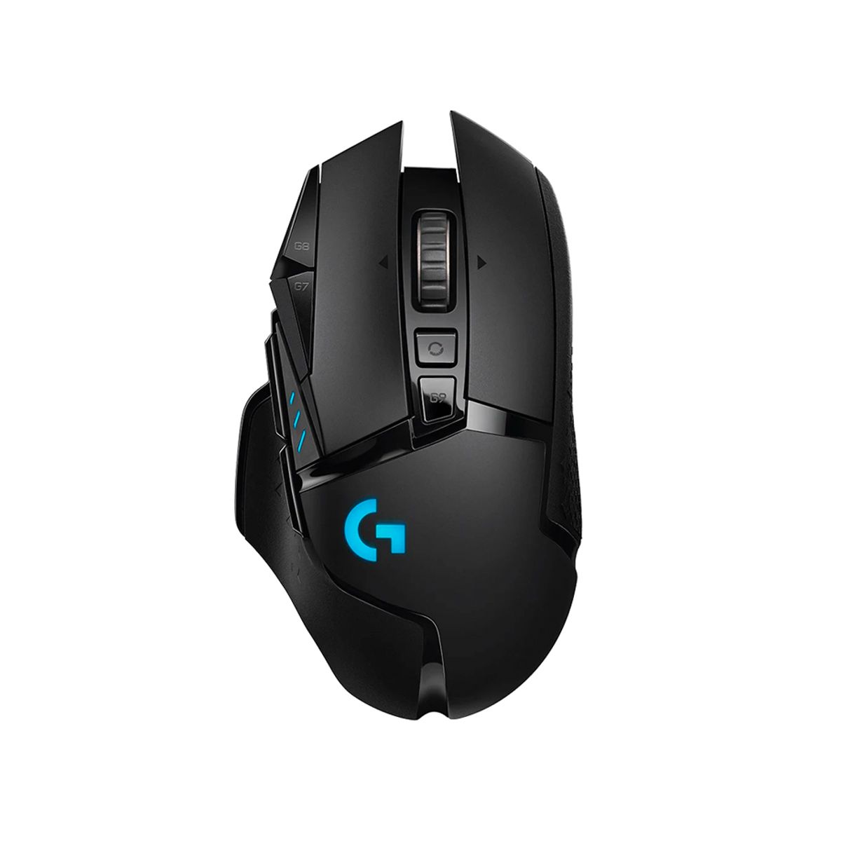 LOGITECH - MOUSE GAMER G502 RGB SENSOR HERO 25K 11 BOTONES WIRELESS INALAMBRICOS