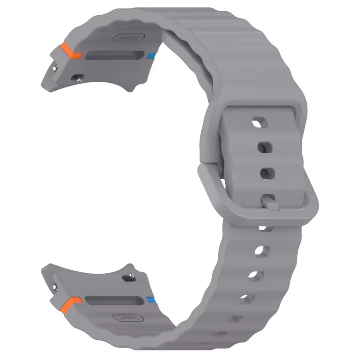 GENERICO - CORREA DE SILICONA PARA SAMSUNG WATCH 4-5-6-7-FE PLOMO