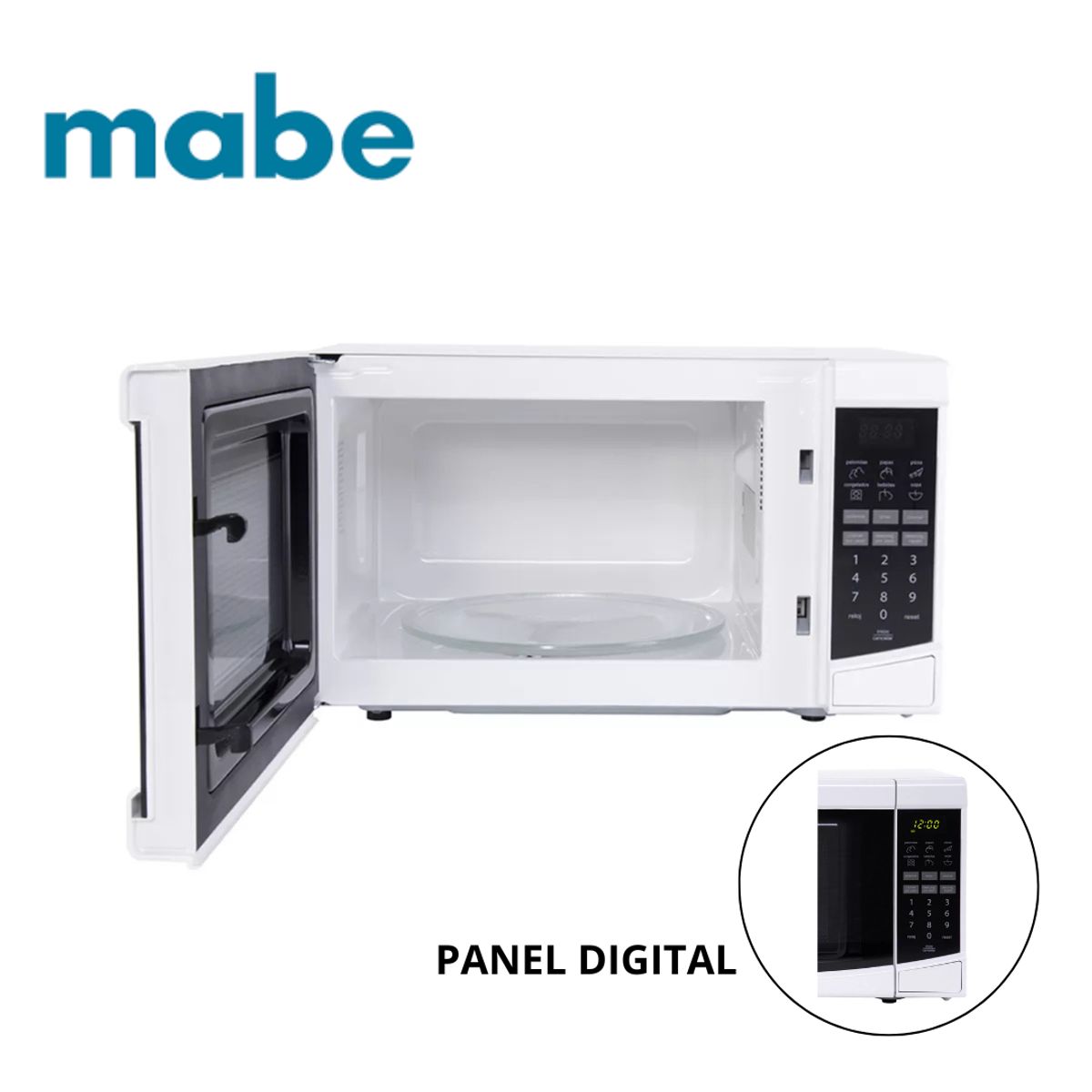 MABE - Horno Microondas de 20L Blanco Mabe - HMM20PEB