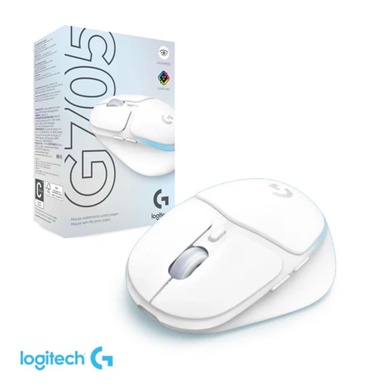 LOGITECH - MOUSE LOGITECH G705 LIGTHSPEED WIRELESS LIGHTSYNC RGB WHITE