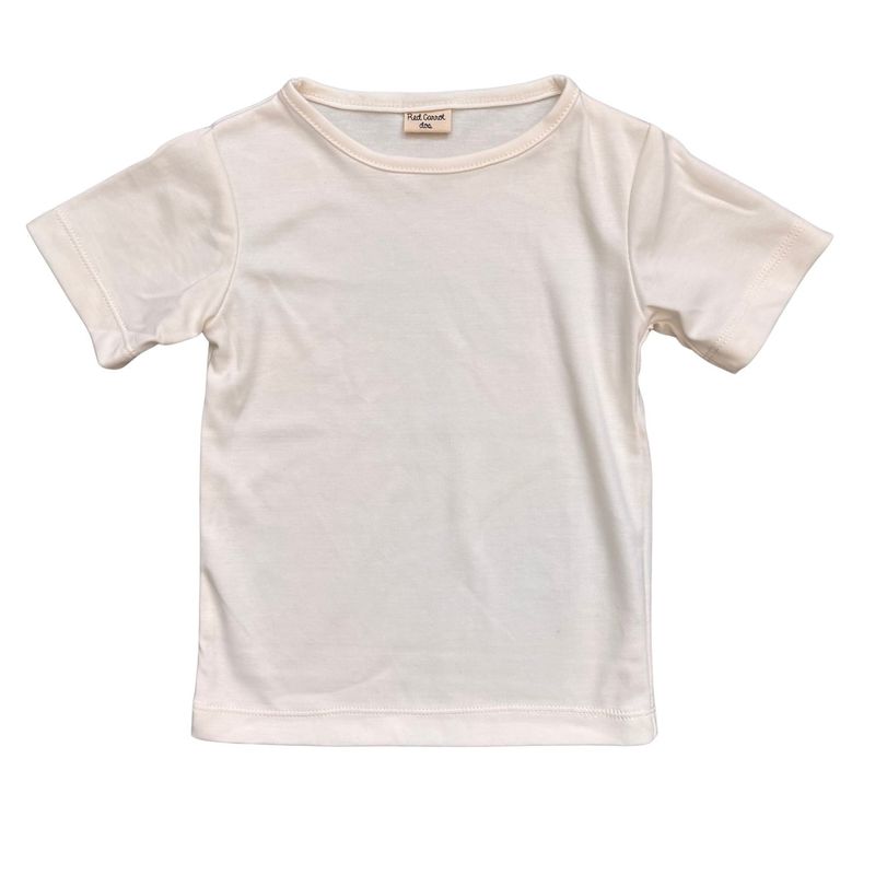 RED CARROT - Polo unisex manga corta algodon pima crema