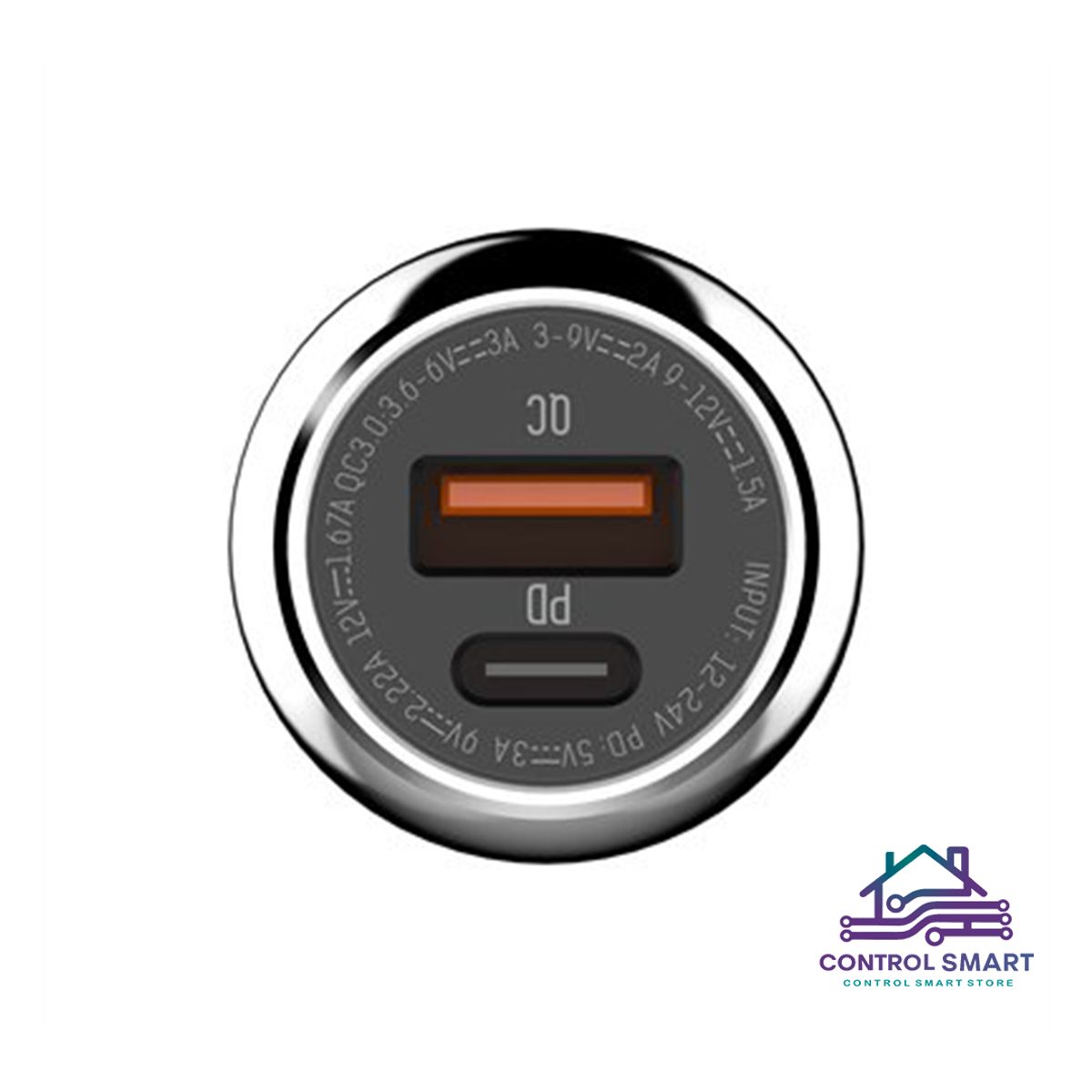 LDNIO - Cargador de Auto Fast Charging 3.0 para Galaxy Note 10/20 Ultra