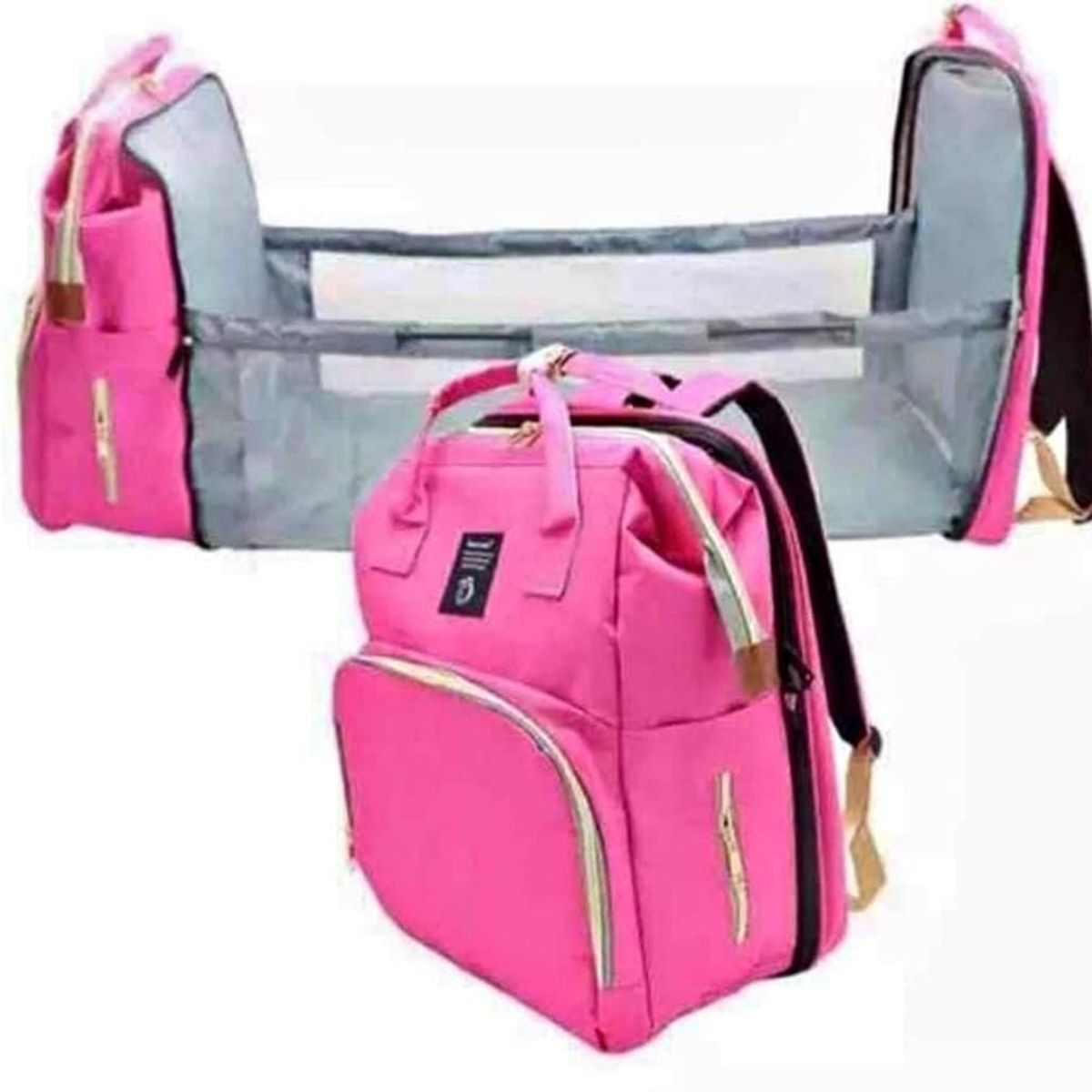 GENERICO - MOCHILA PAÑALERA CONVERTIBLE 3 EN 1