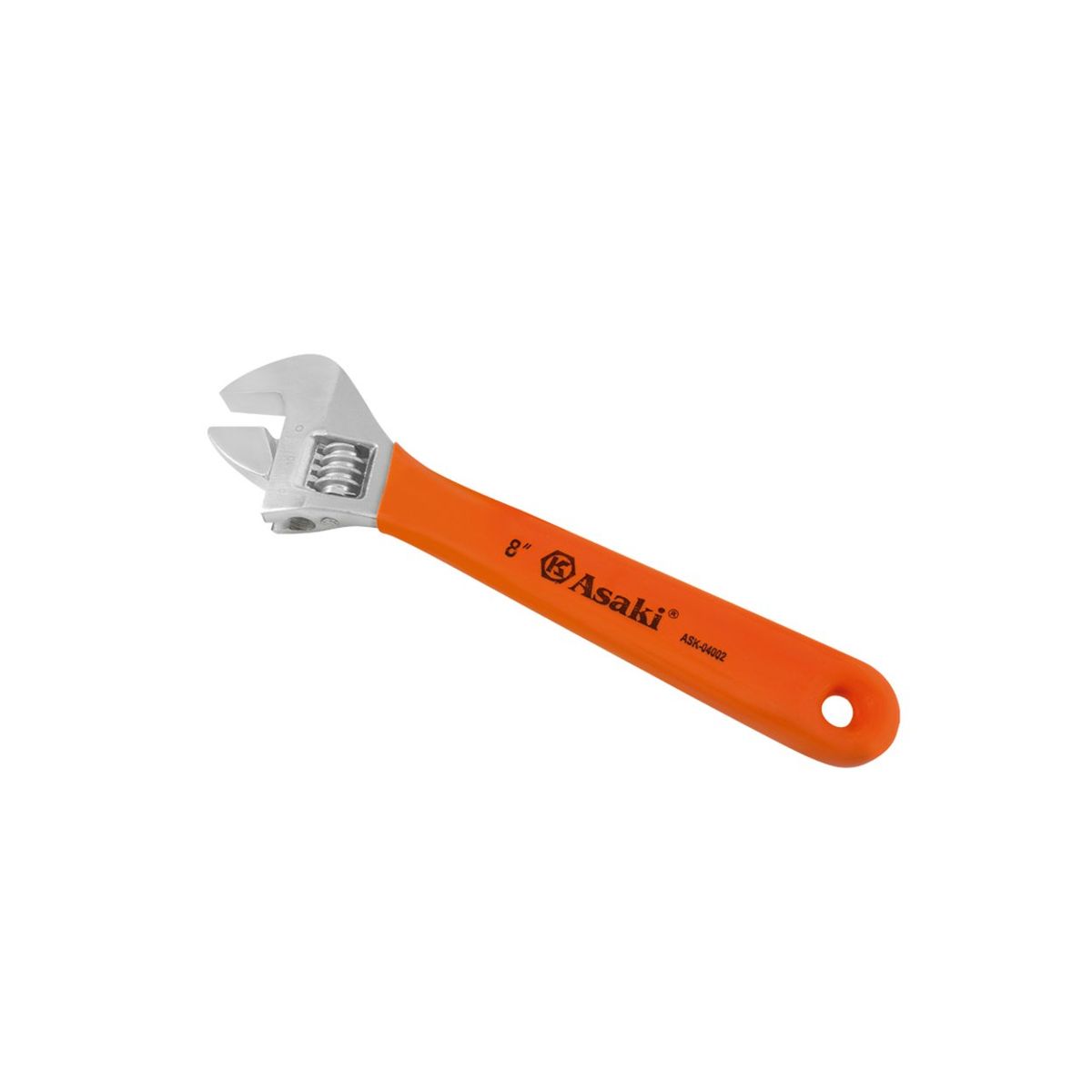 ASAKI - Llave Francesa 8″ Goma