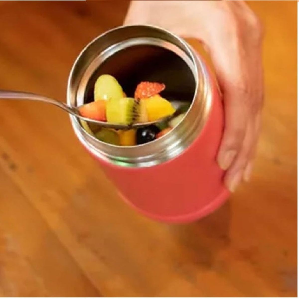 THERMOS - THERMO DE  COMIDA  ACERO INOX - 470ML PINK