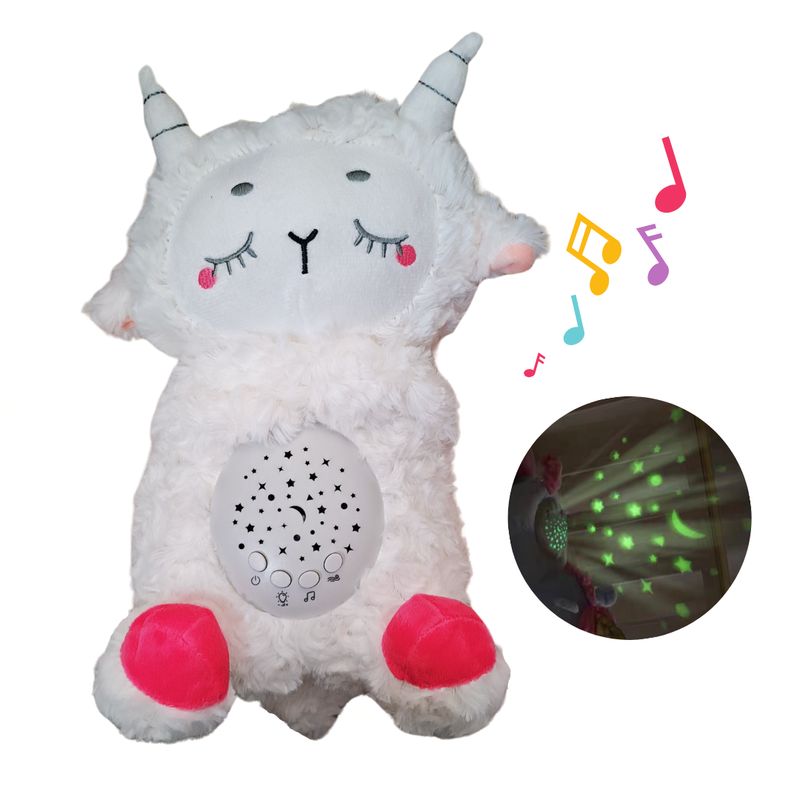 GENERICO - Peluche Proyector Oveja Musical Lavable
