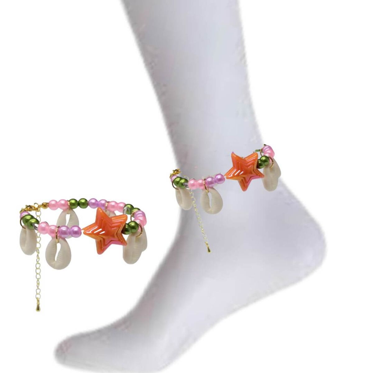 GENERICO - Tobillera Moana Collar Importado - Vestido Moana Disfraz