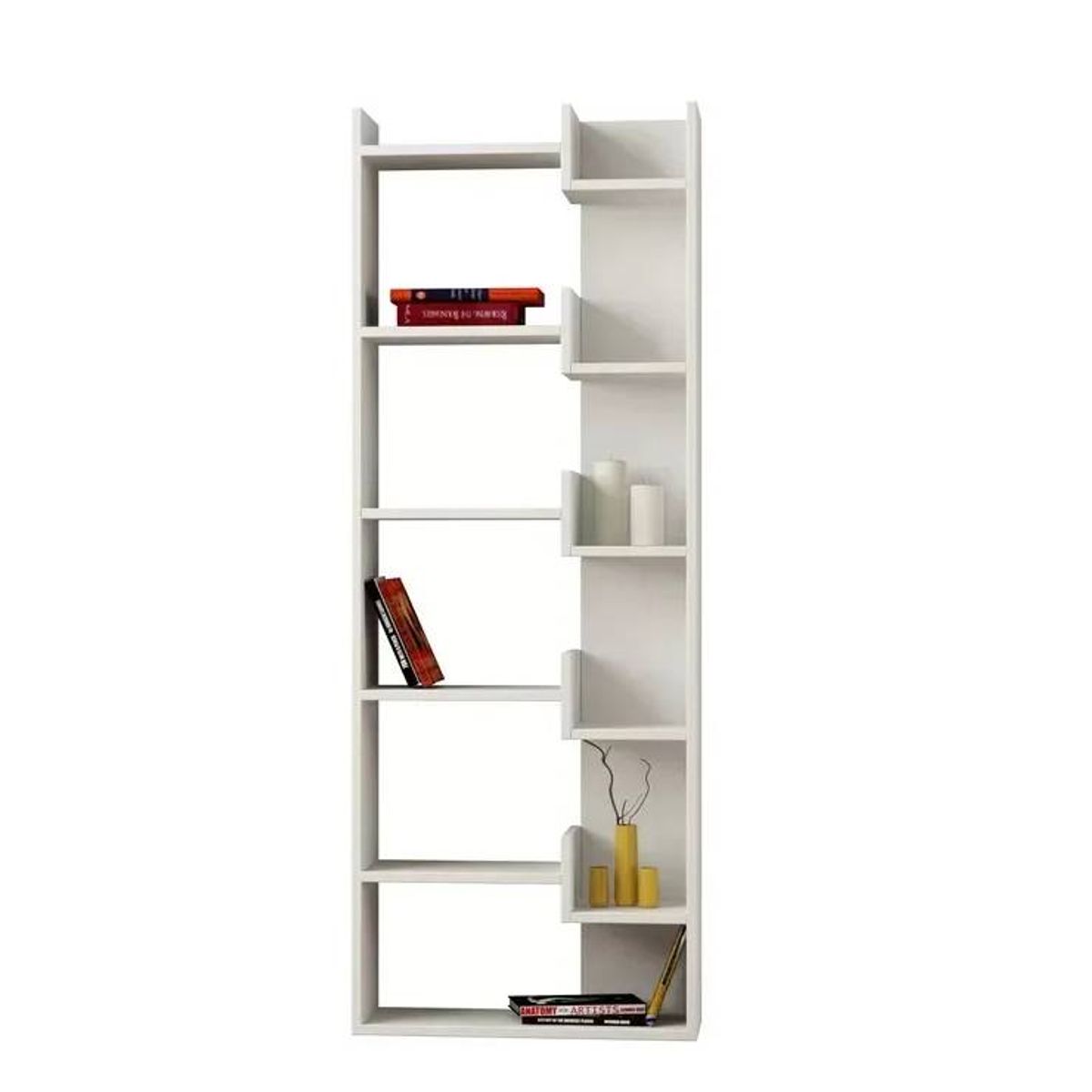 NACION MUEBLES - LIBRERO NACION MUEBLES JAIRO COLOR BLANCO