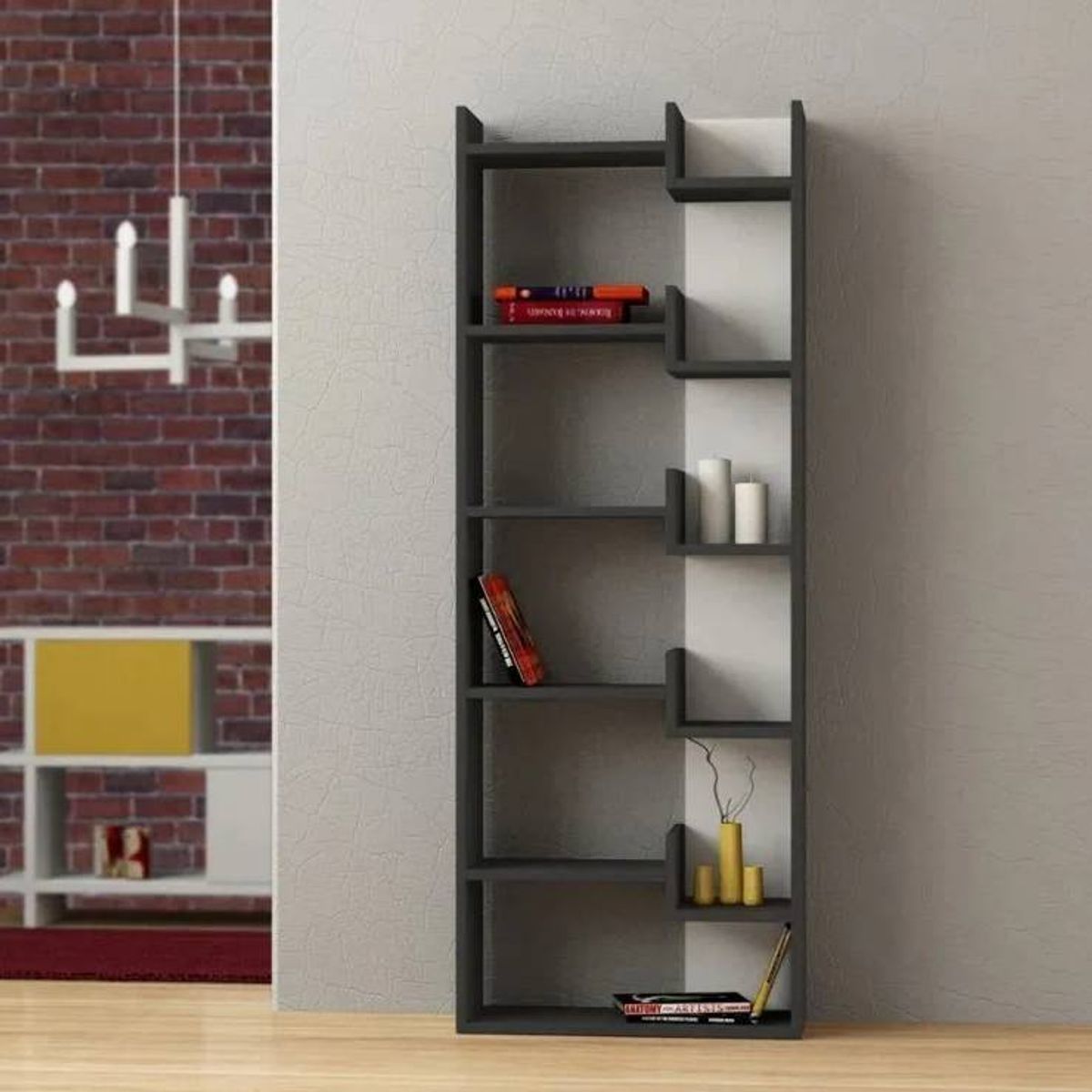 NACION MUEBLES - LIBRERO NACION MUEBLES RICK COLOR NEGRO