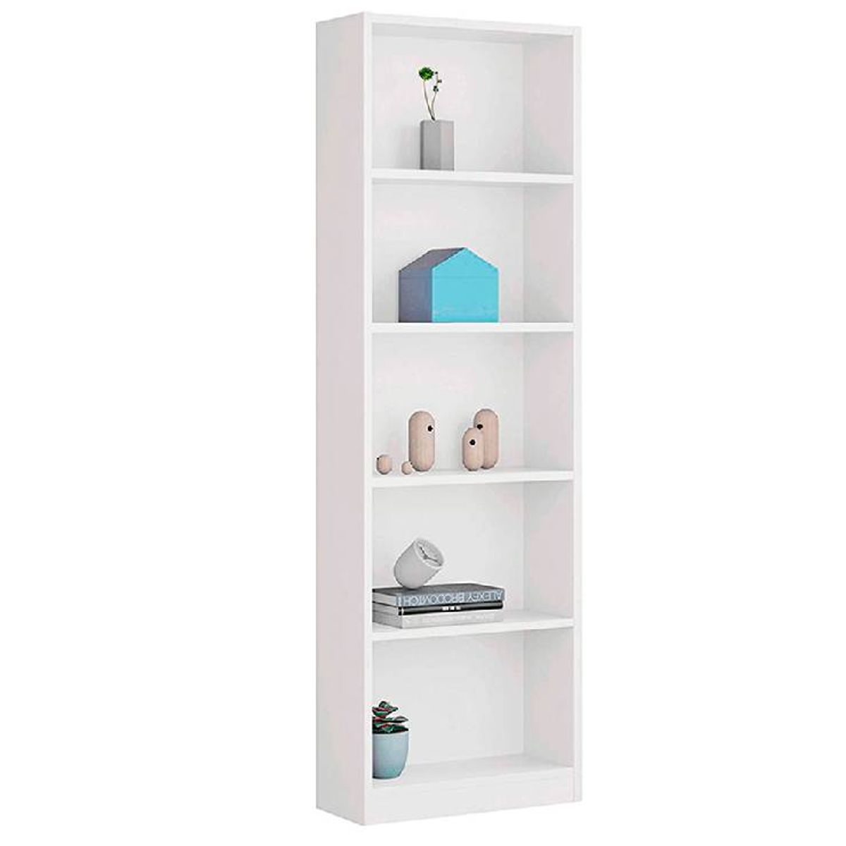 NACION MUEBLES - LIBRERO NACION MUEBLES JUAN COLOR BLANCO