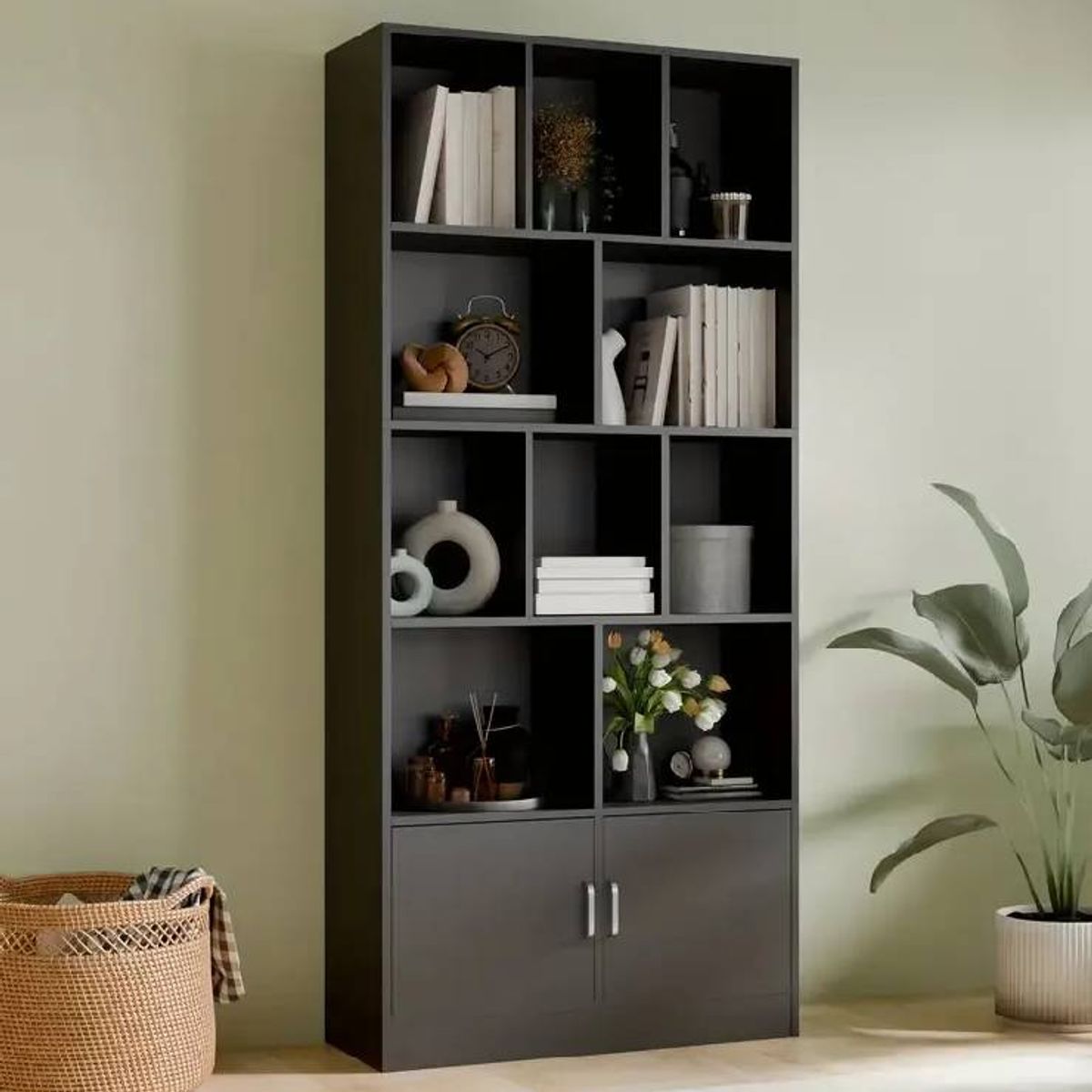 NACION MUEBLES - LIBRERO NACION MUEBLES JUAN RICHARD NEGRO