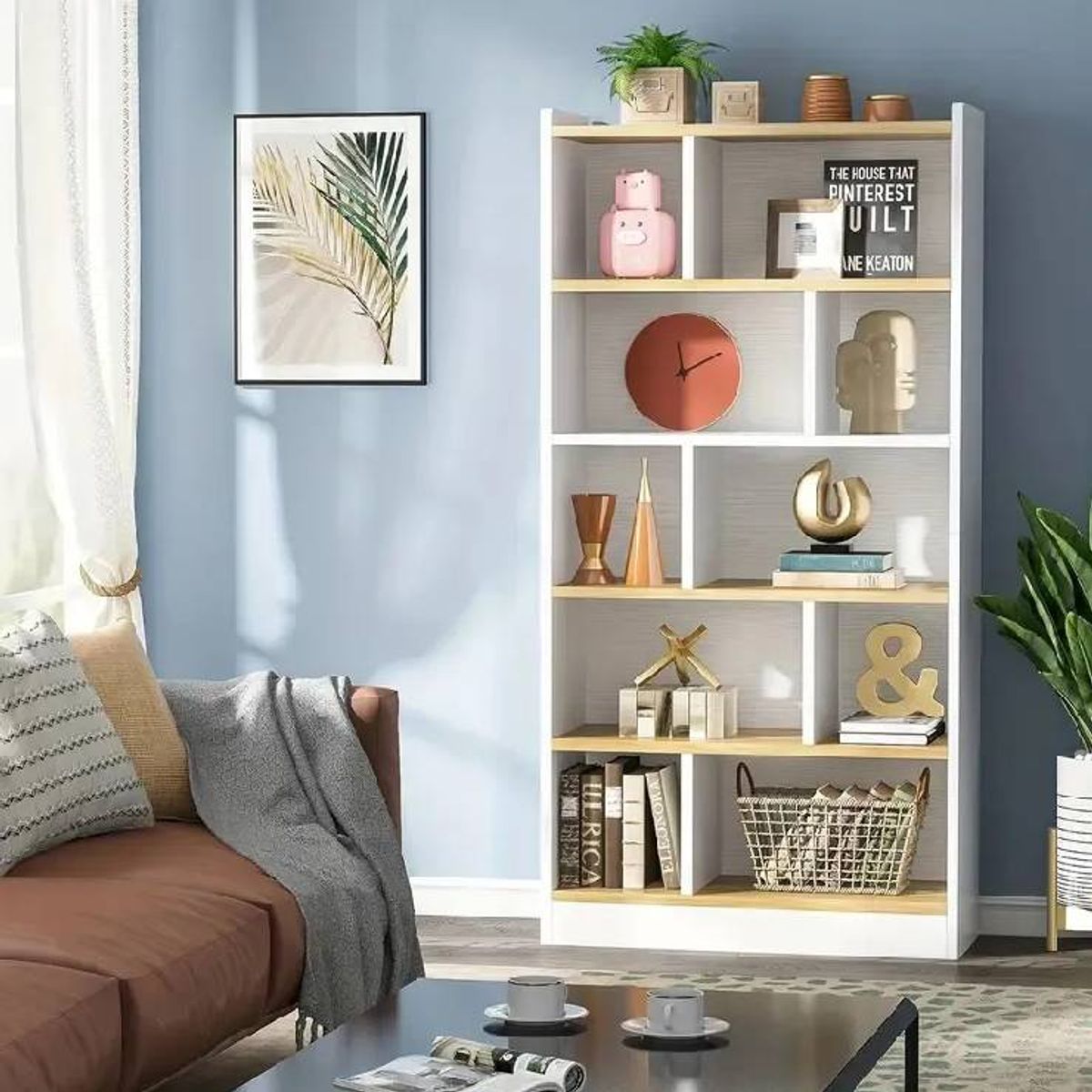 NACION MUEBLES - LIBRERO NACION MUEBLES ADAGNY BLANCO