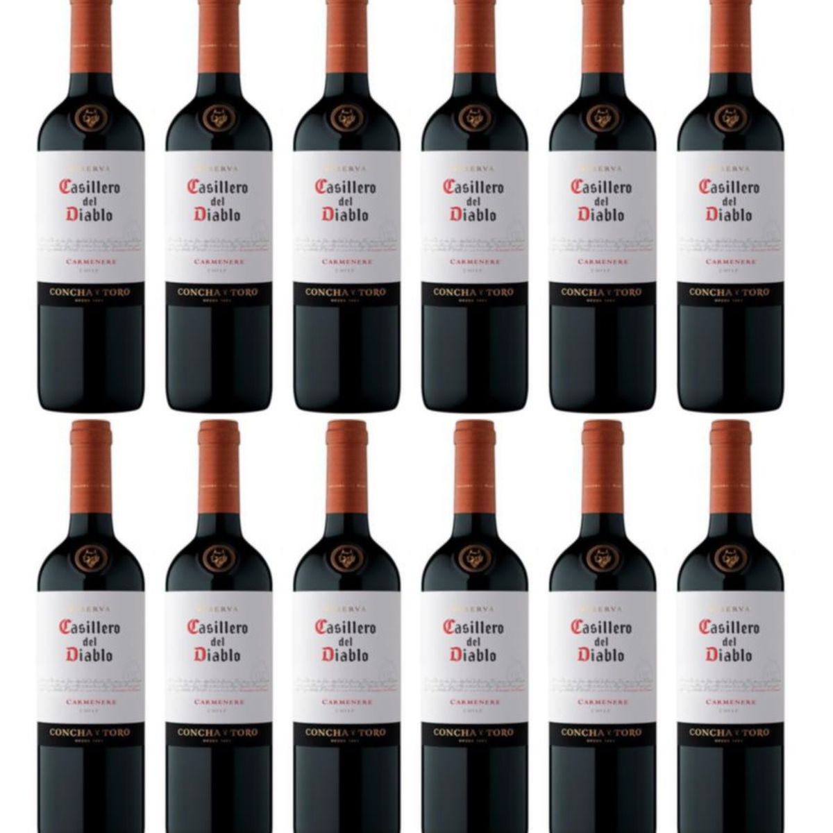 CASILLERO DEL DIABLO - Vino Casillero del Diablo Carmenere 750ml - 12 UND