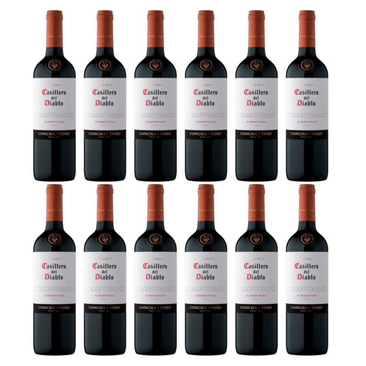 CASILLERO DEL DIABLO - Vino Casillero del Diablo Carmenere 750ml - 12 UND