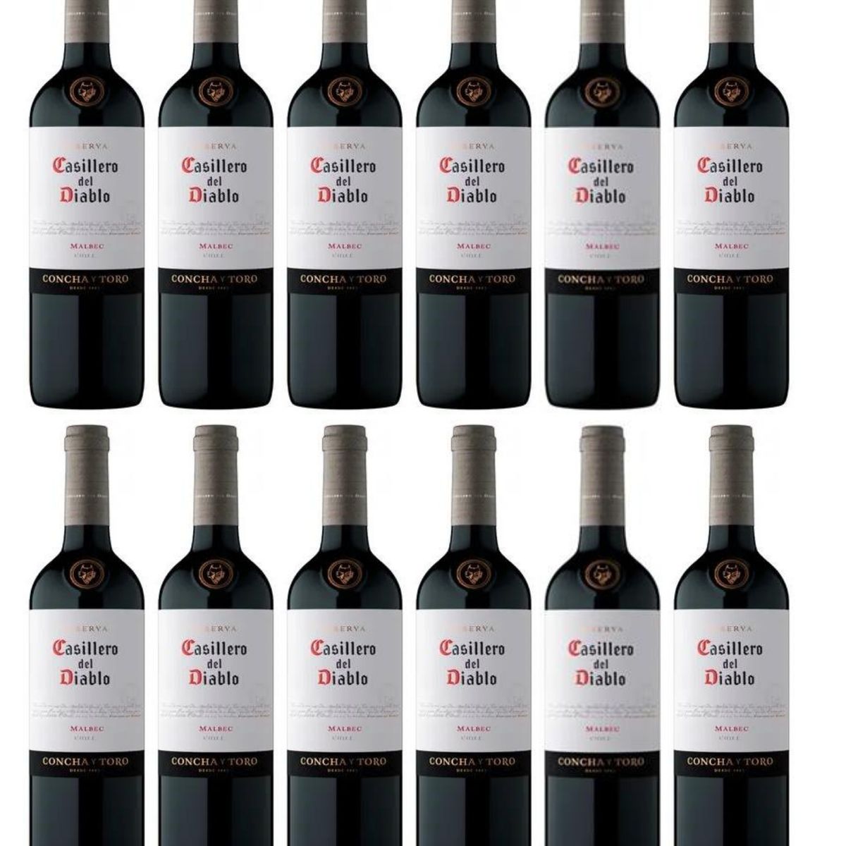 CASILLERO DEL DIABLO - Vino Casillero del Diablo Malbec 750ml - 12 UND