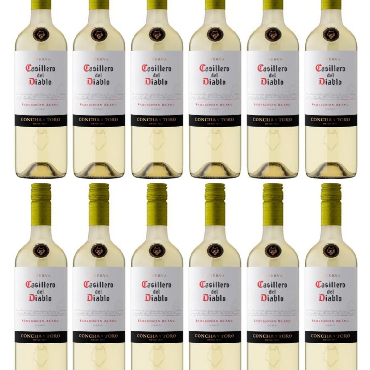 CASILLERO DEL DIABLO - Vino Casillero del Diablo Sauvignon Blanc 750ml - 12 UND