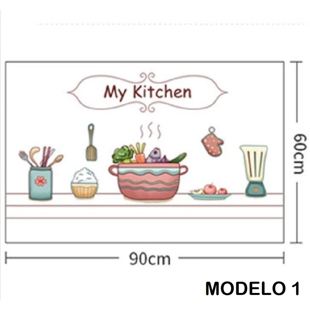 GENERICO - Pegatinas de pared para cocina