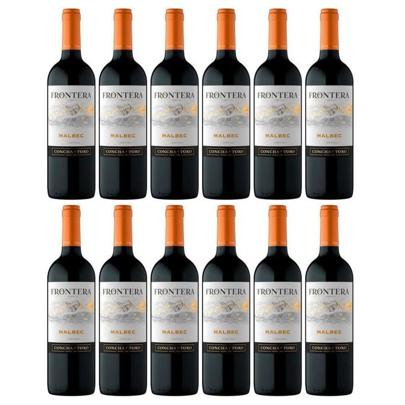 GENERICO - Vino Tinto Frontera Malbec 750ml - 12 UND