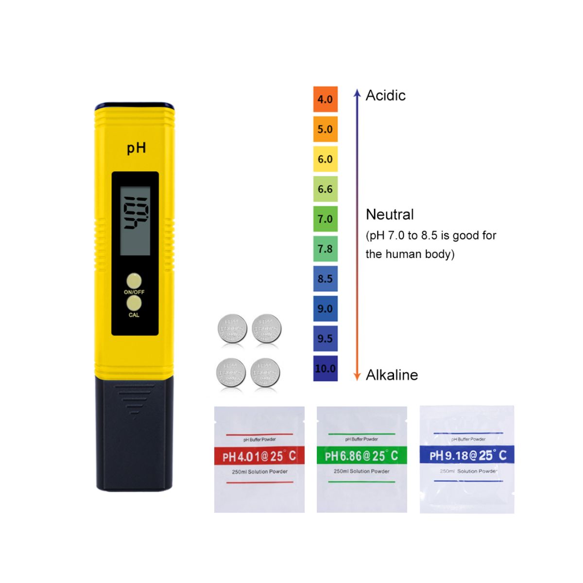 GENERICO - PhMetro Digital Peachimetro  Medidor PH del Agua